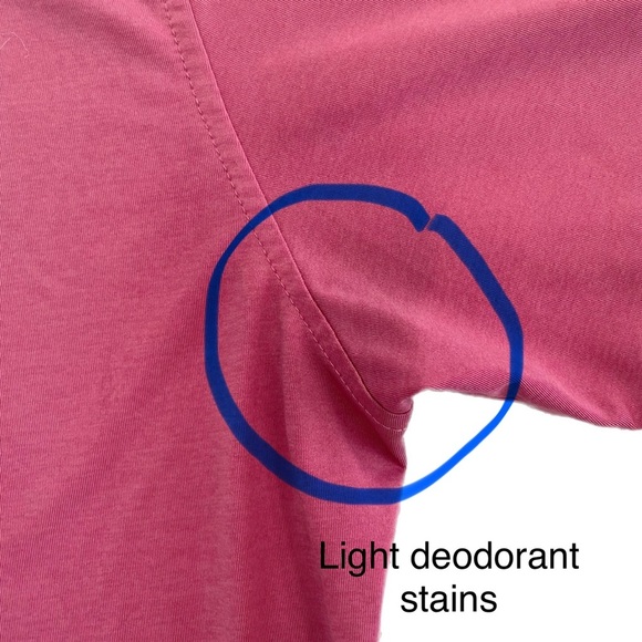 Peter Millar Mens Golf Polo Shirt Size M Pink Polyester Short Preppy Casual - Picture 13 of 16